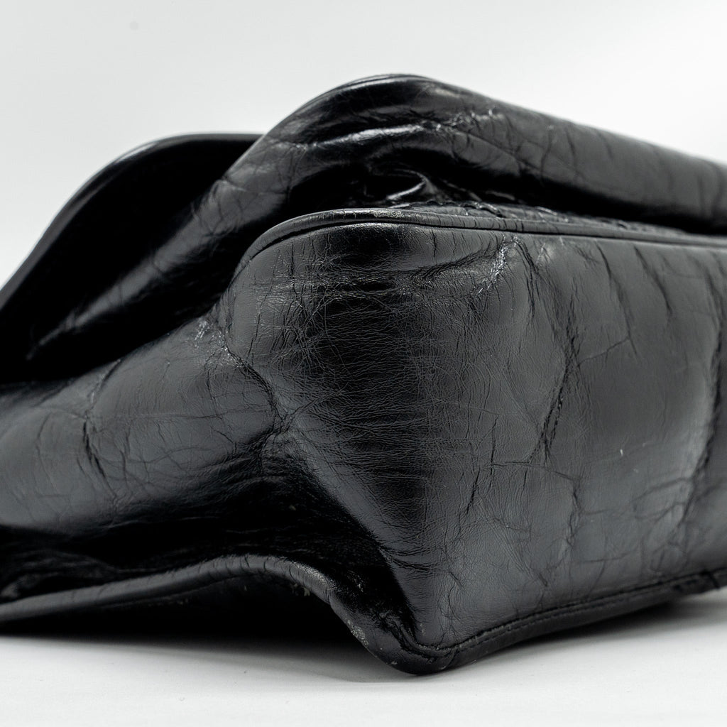 SAINT LAURENT/YSL MEDIUM NIKI BAG SHINY CALFSKIN BLACK SHW