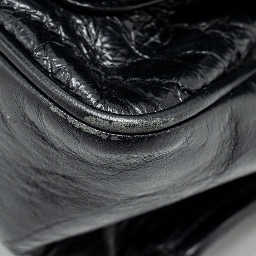 SAINT LAURENT/YSL MEDIUM NIKI BAG SHINY CALFSKIN BLACK SHW