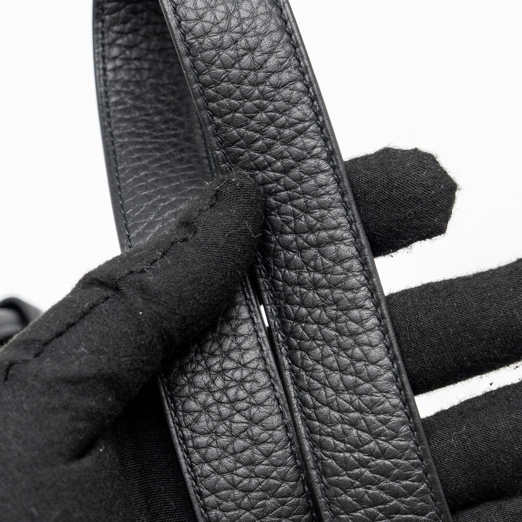 HERMES MINI LINDY CLEMENCE BLACK GHW