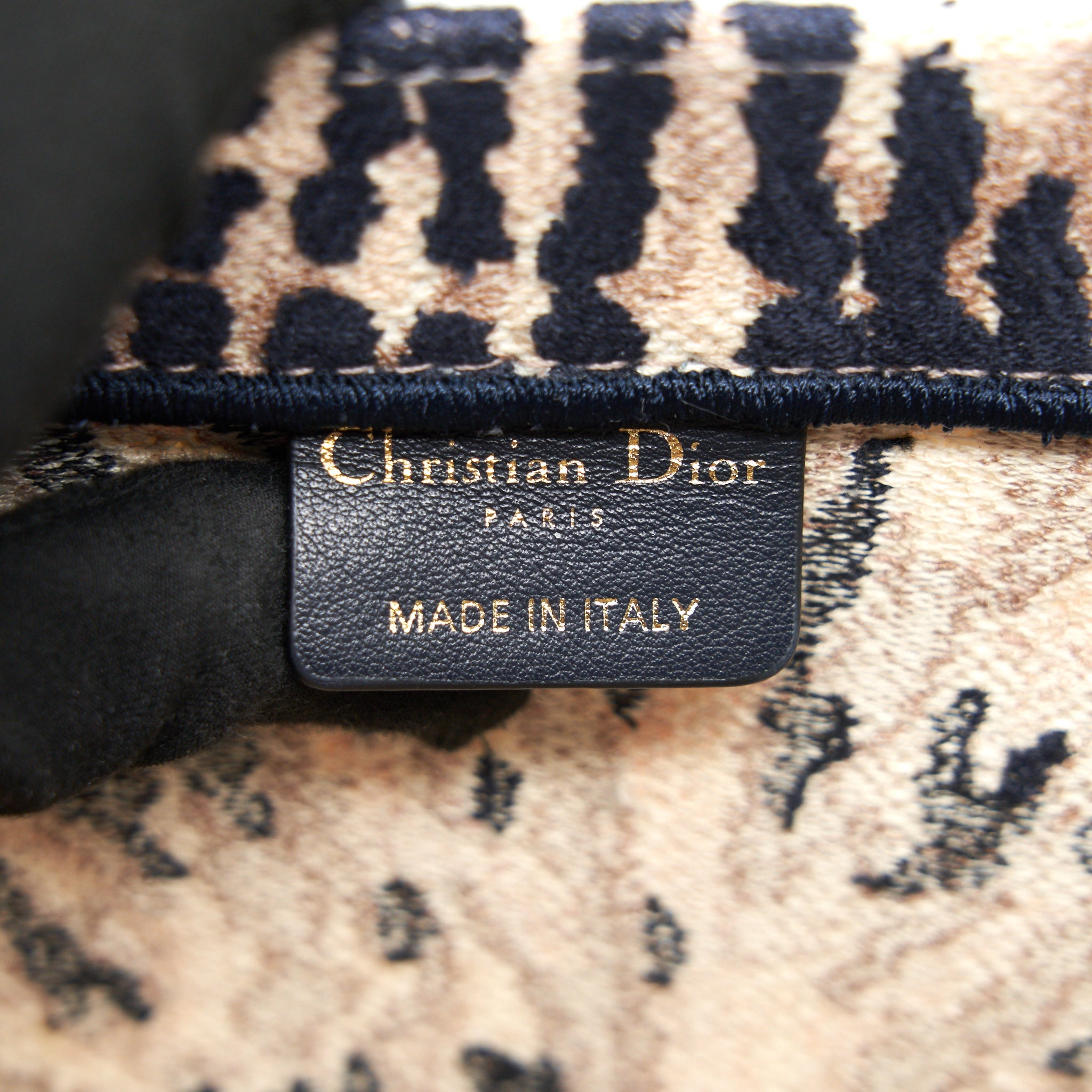 CHRISTIAN DIOR LARGE BOOK TOTE MULTICOLOUR LIMITED EDITION