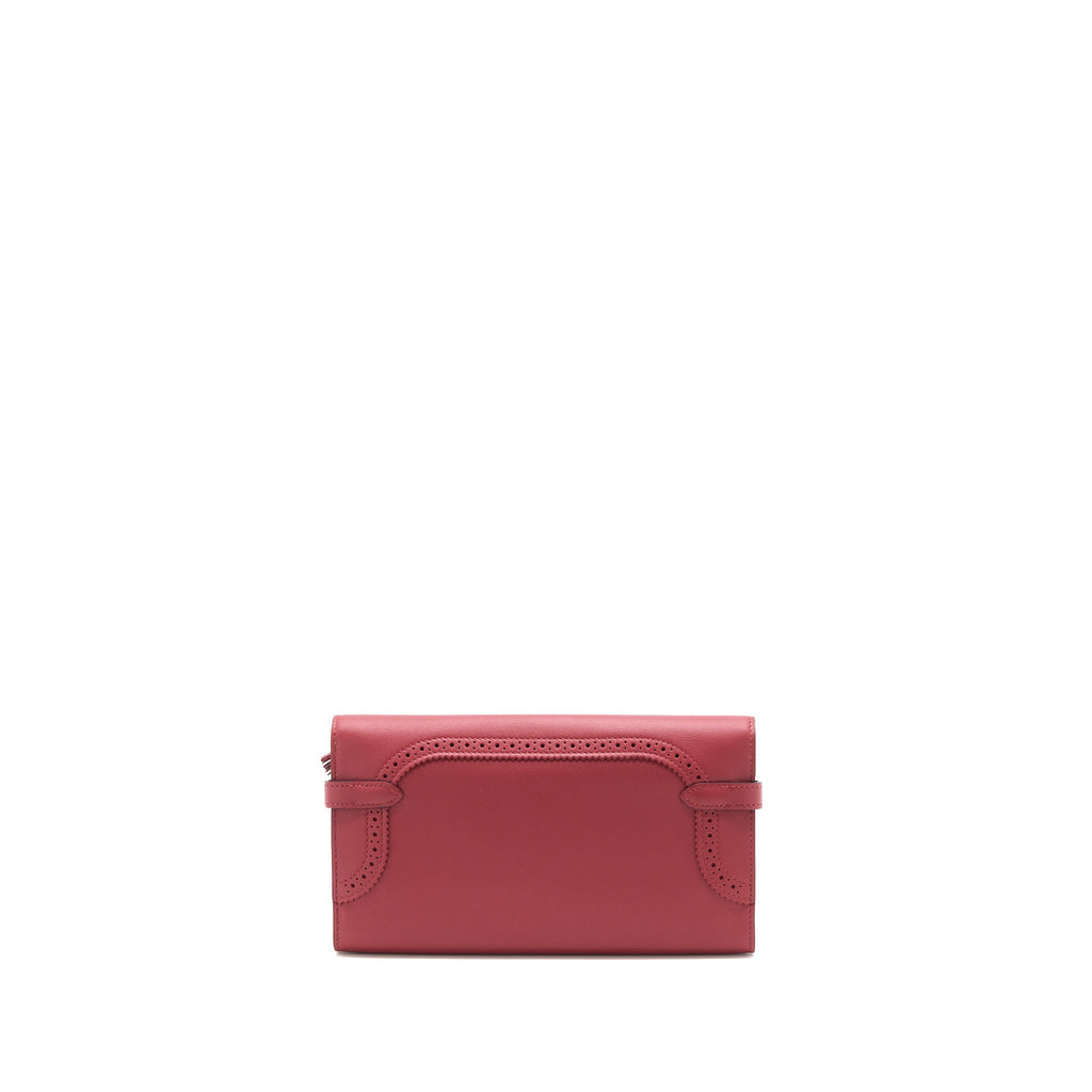 HERMES KELLY CLASSIC GHILLIES WALLET SWIFT K1 ROUGE GRENAT GHW