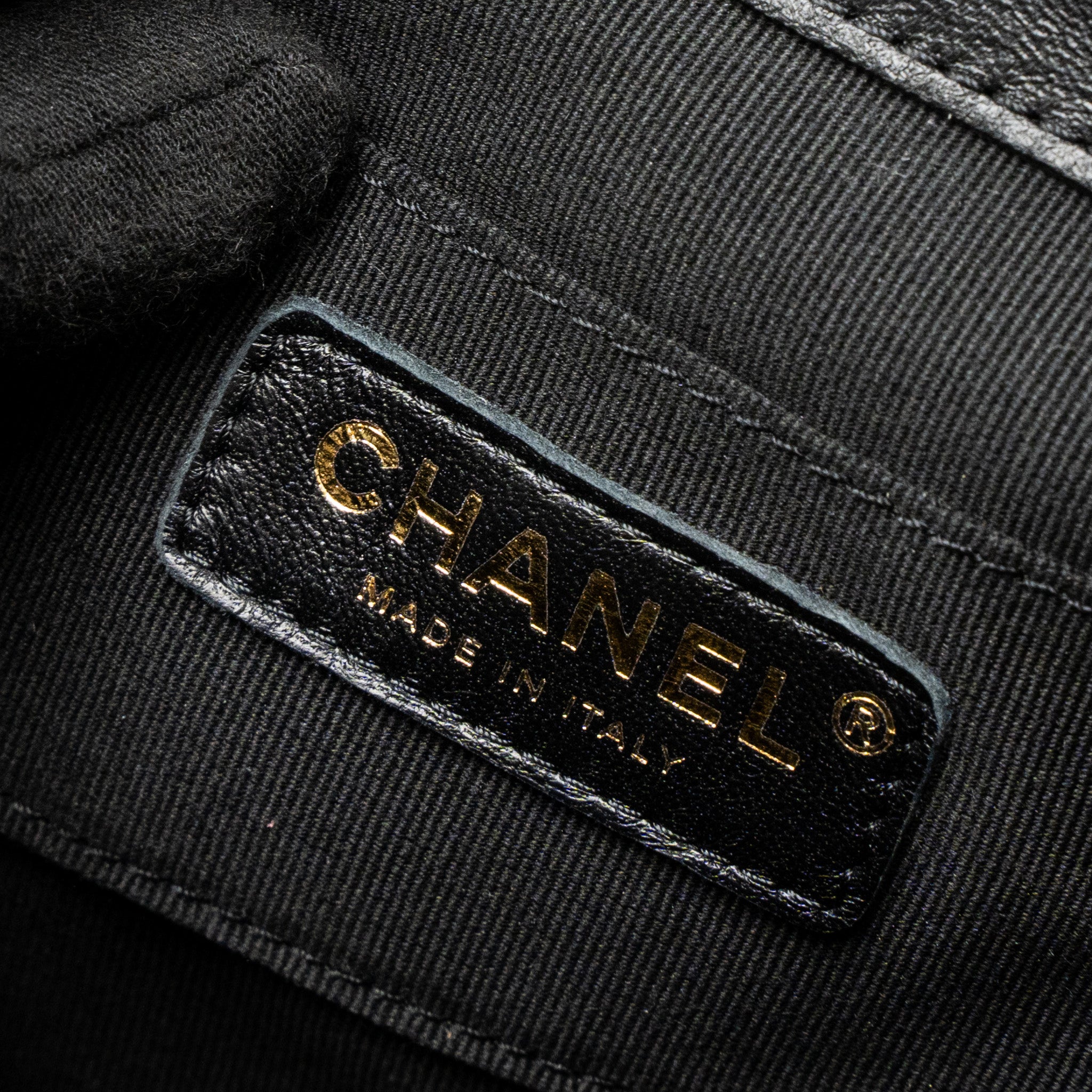 CHANEL MINI DUMA BACKPACK LAMBSKIN BLACK LGHW (MICROCHIP)