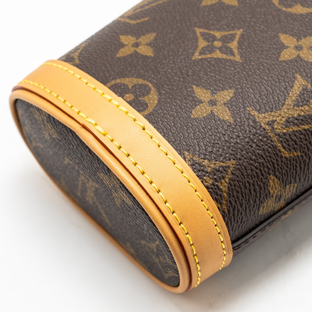 LOUIS VUITTON FOLD ME POUCH MONOGRAM CANVAS GHW