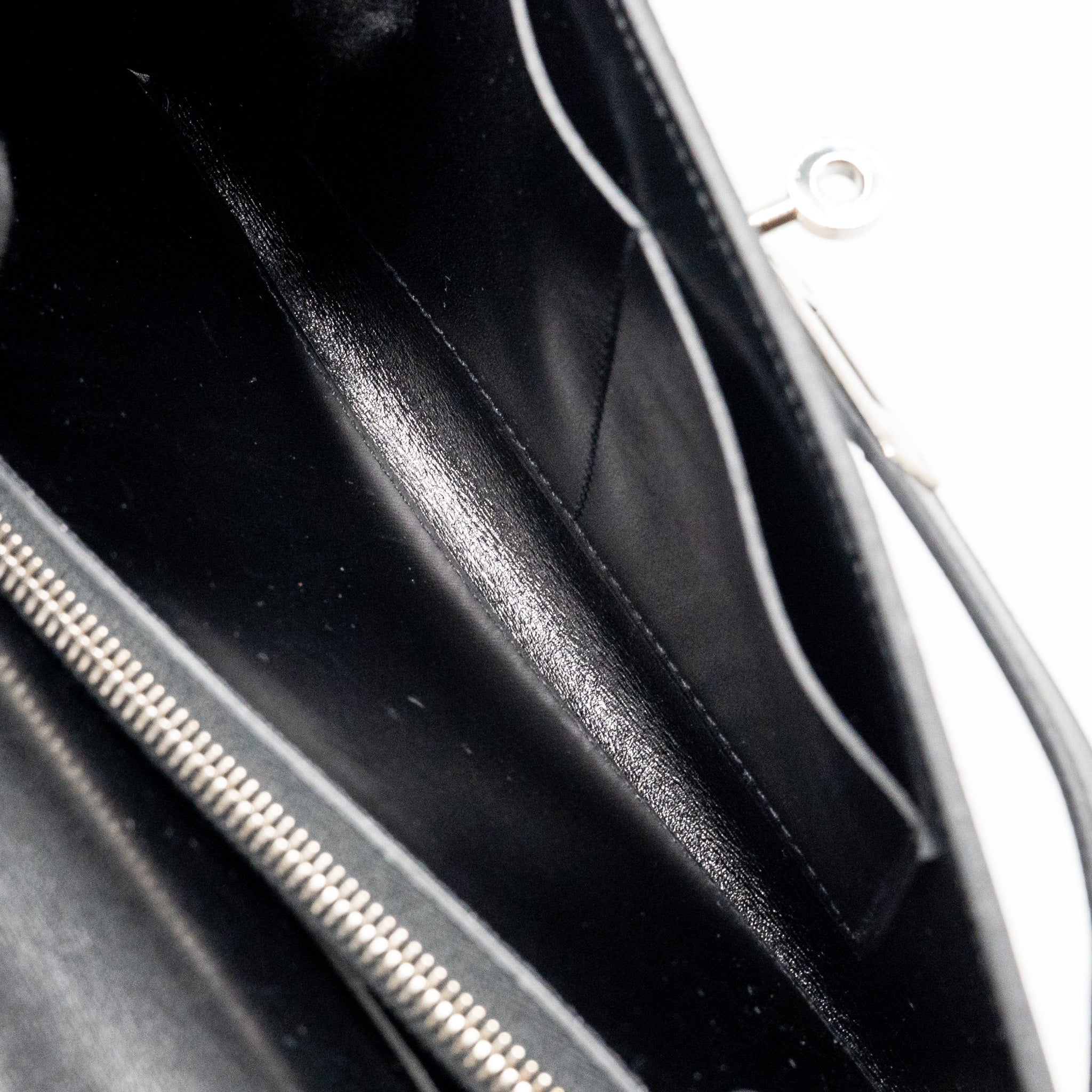 HERMES KELLY TO GO BOX BLACK SHW
