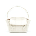 BOTTEGA VENETA ARCO BAG CALFSKIN WHITE SHW