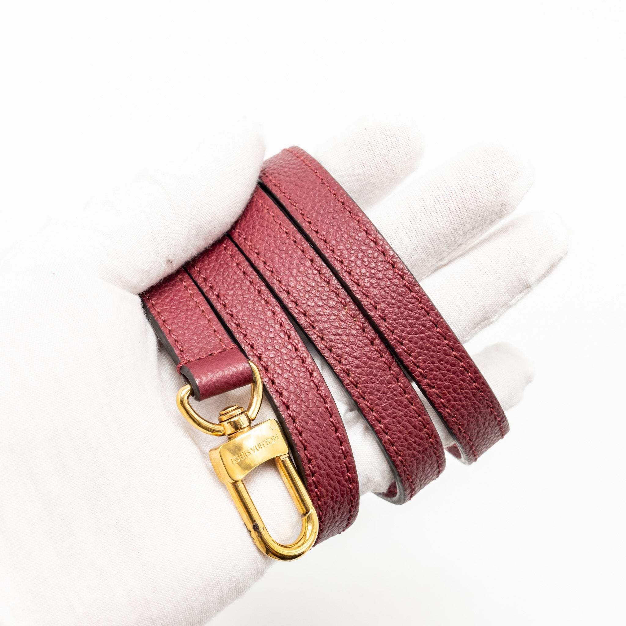 LOUIS VUITTON ALMA B’N’B BAG MONOGRAM CANVAS RASPBERRY GHW