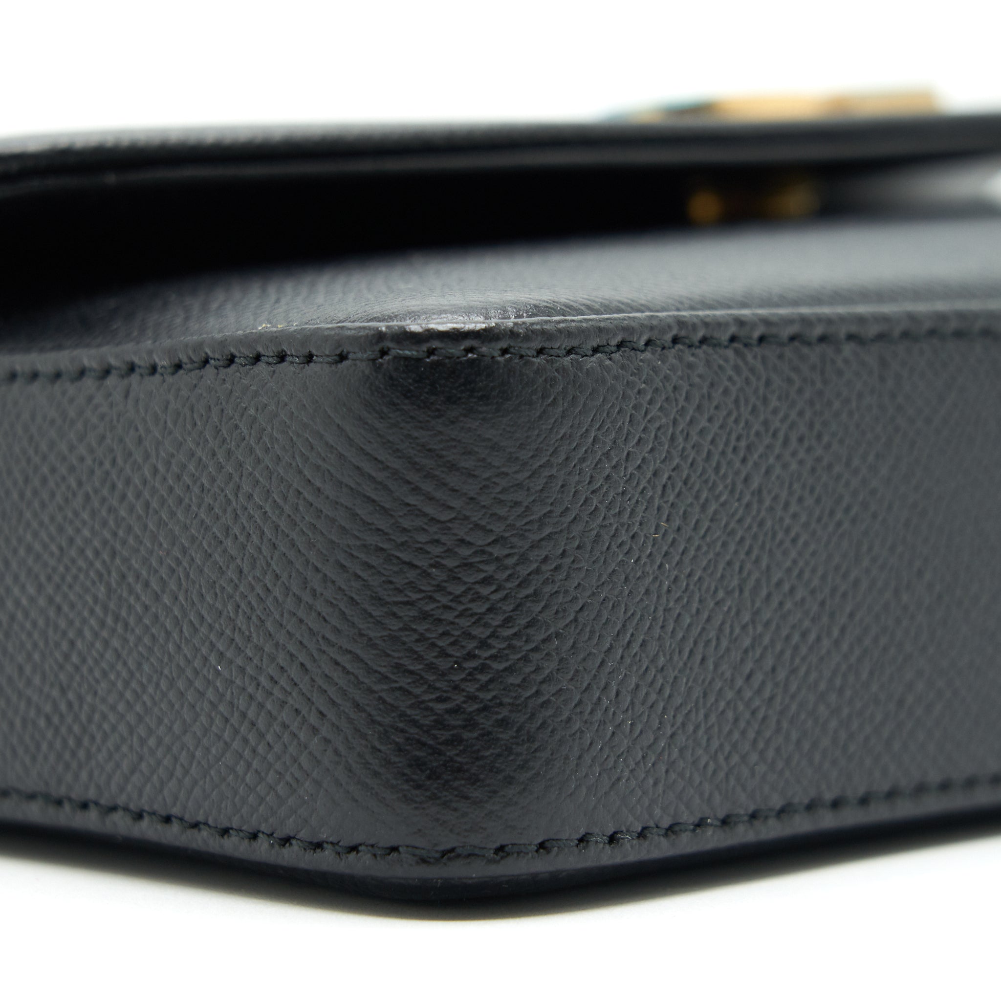 BALENCIAGA BB CHAIN SHOULDER BAG BLACK GHW