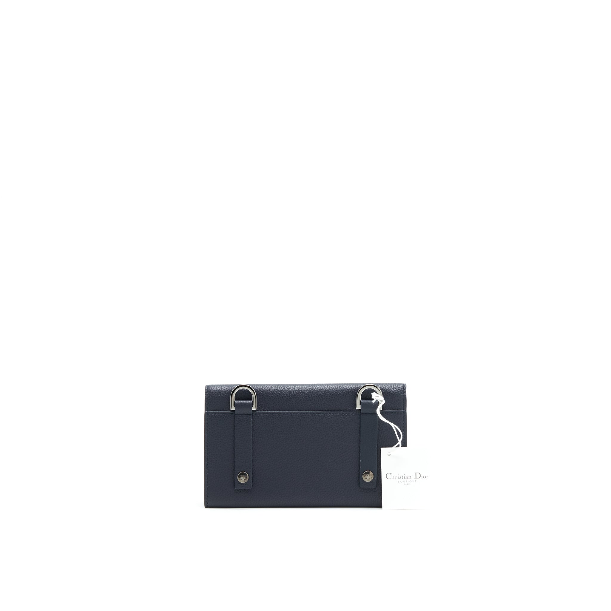 DIOR PLAYFULL STRAP WALLET NAVY