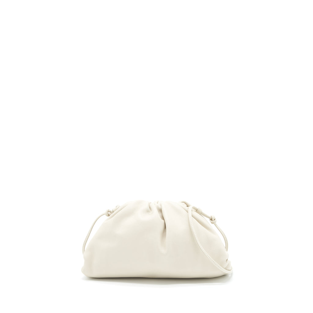 BOTTEGA VENETA MINI POUCH CALFSKIN PLASTER