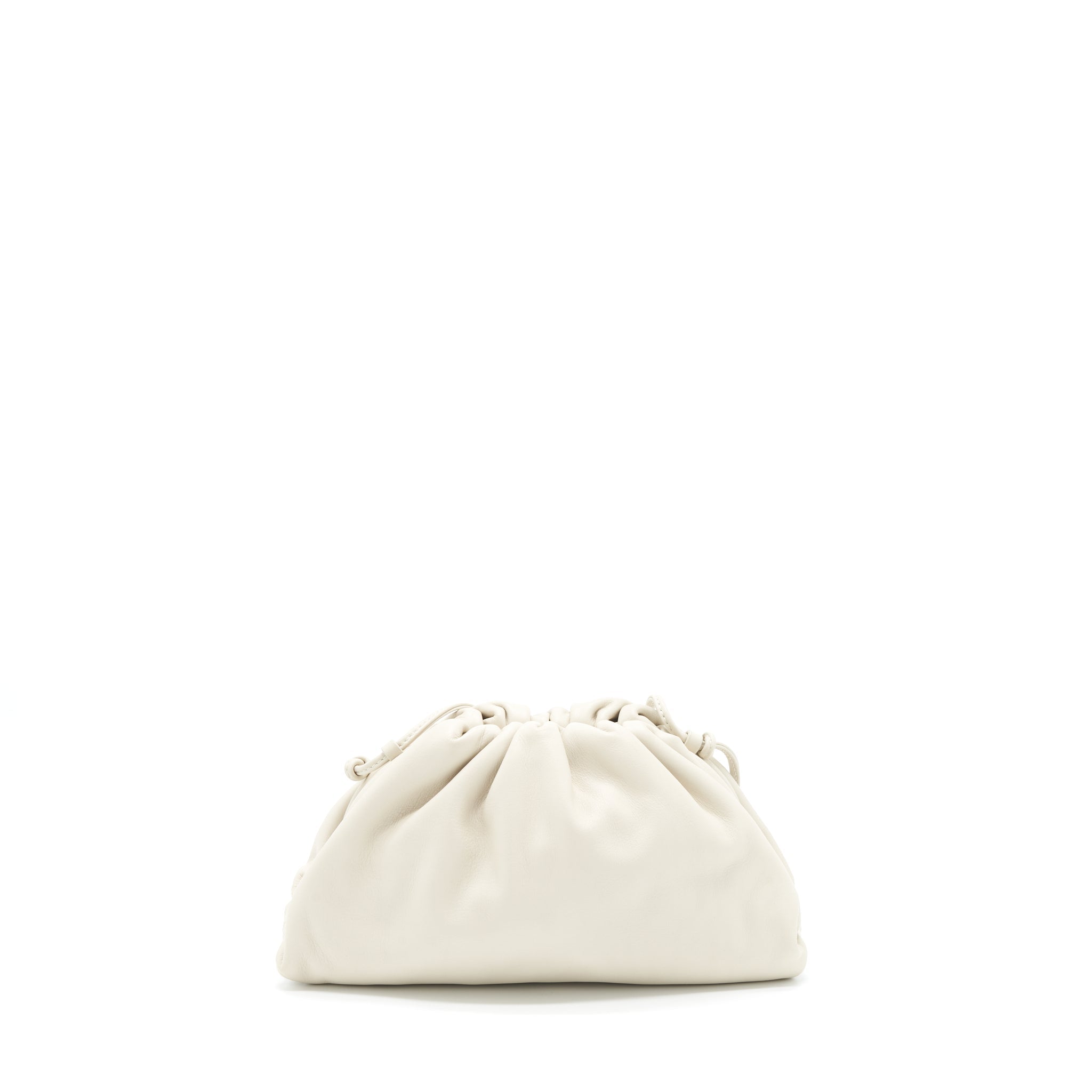 BOTTEGA VENETA MINI POUCH CALFSKIN PLASTER