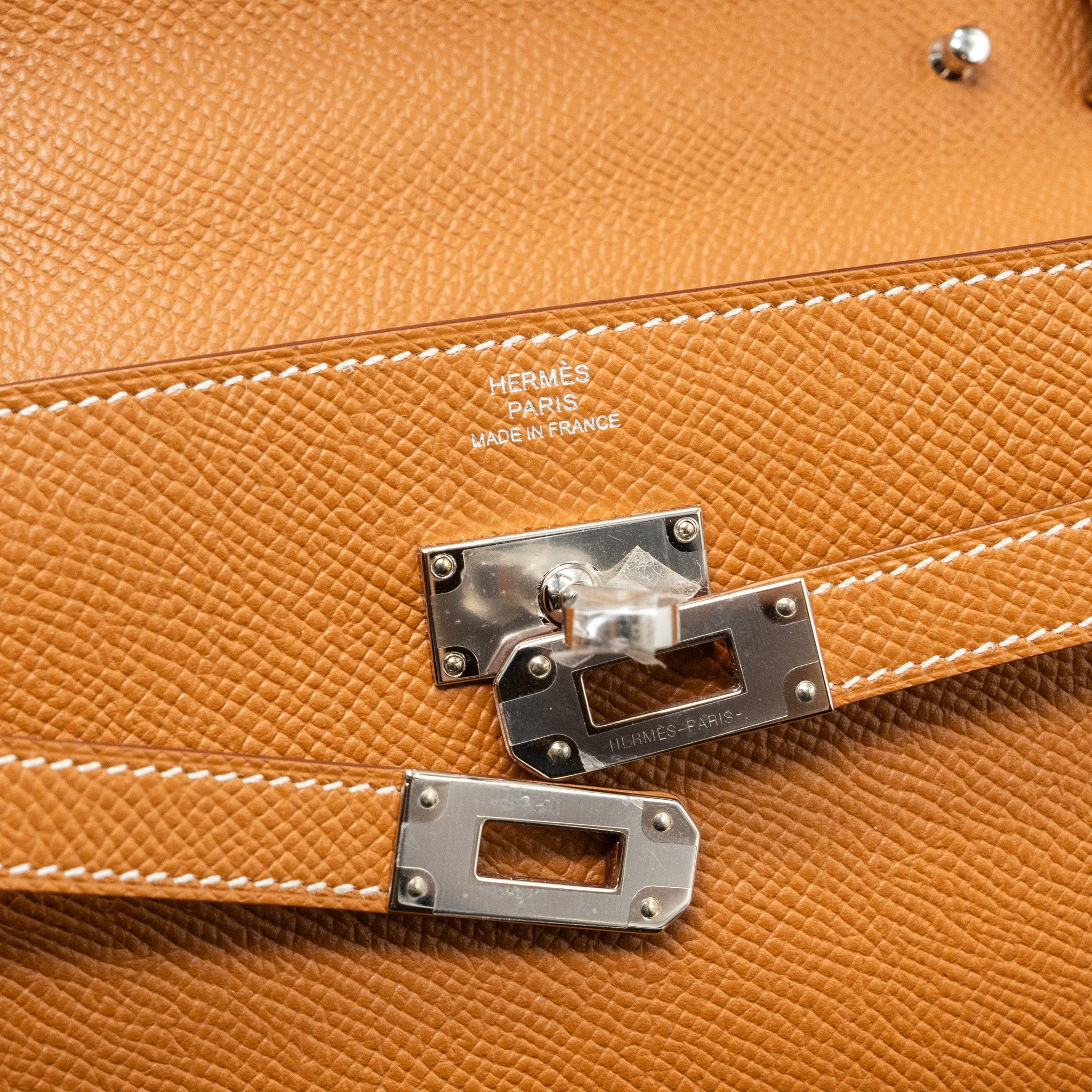 HERMES KELLY TO GO EPSOM GOLD SHW