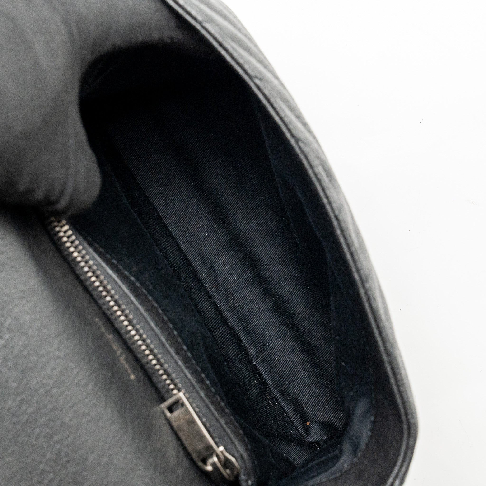 SAINT LAURENT/YSL MEDIUM COLLEGE BAG LAMBSKIN BLACK SHW