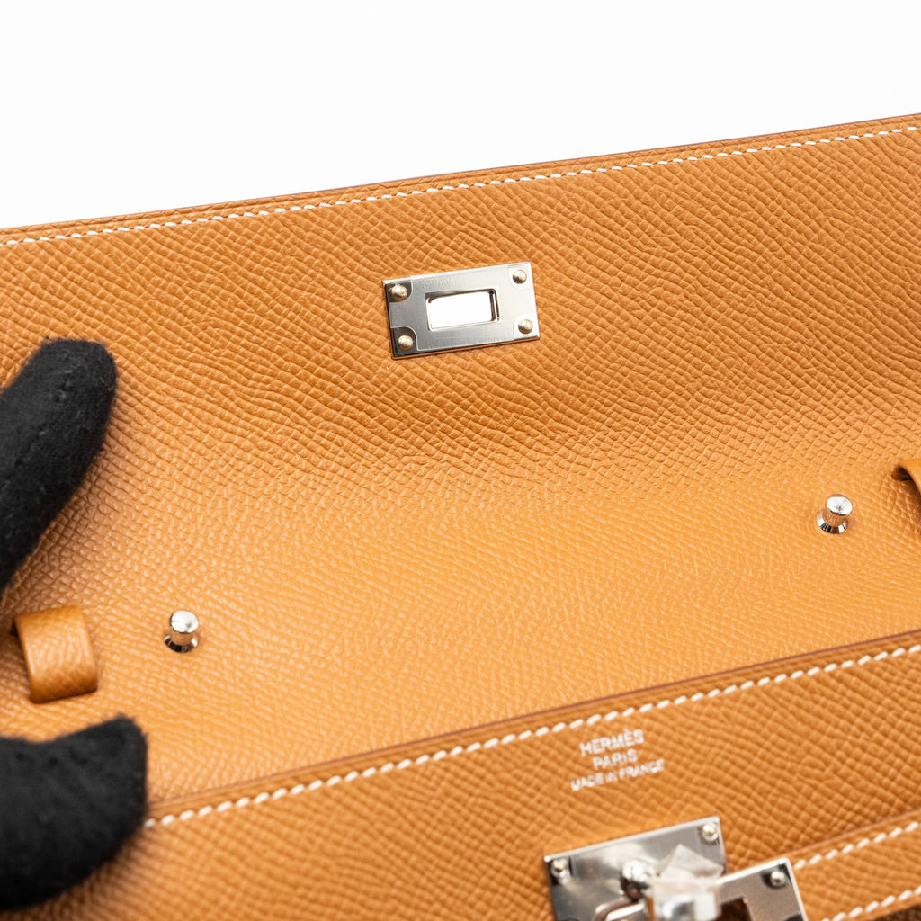 HERMES KELLY TO GO EPSOM GOLD SHW
