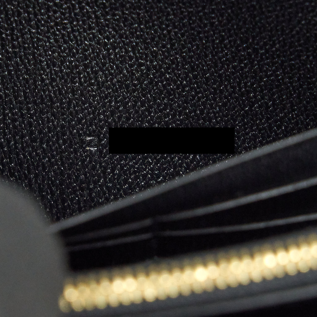 HERMES CONSTANCE TO GO ALLIGATOR MISSISSIPPIENSIS BLACK WITH BLACK HARDWARE