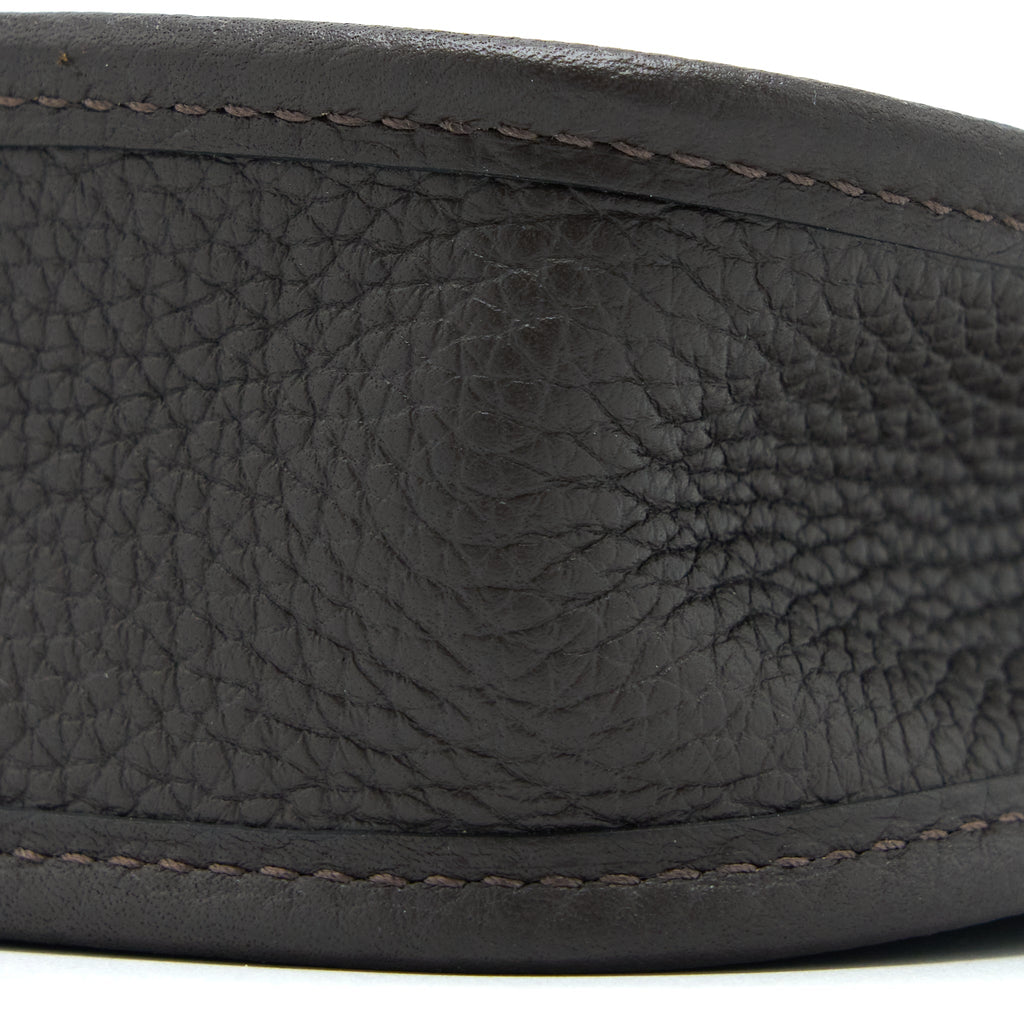 HERMES MINI EVELYN CLEMENCE EBENE/HAVANE SHW