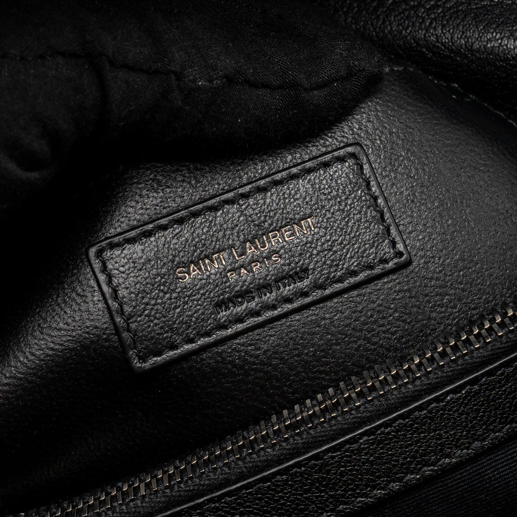 SAINT LAURENT/YSL MEDIUM COLLEGE BAG LAMBSKIN BLACK SHW