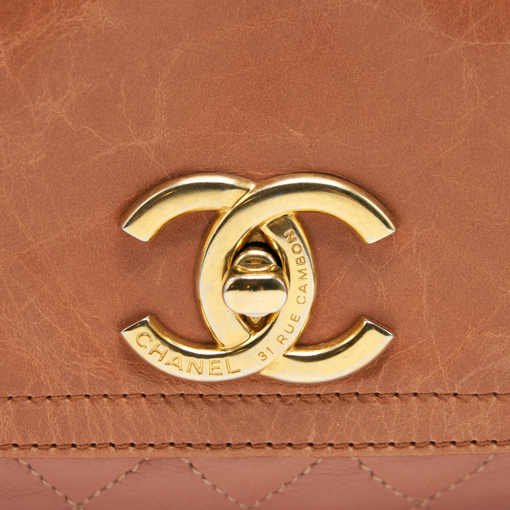 CHANEL QUILTED FLAP SHOULDER BAG PINK