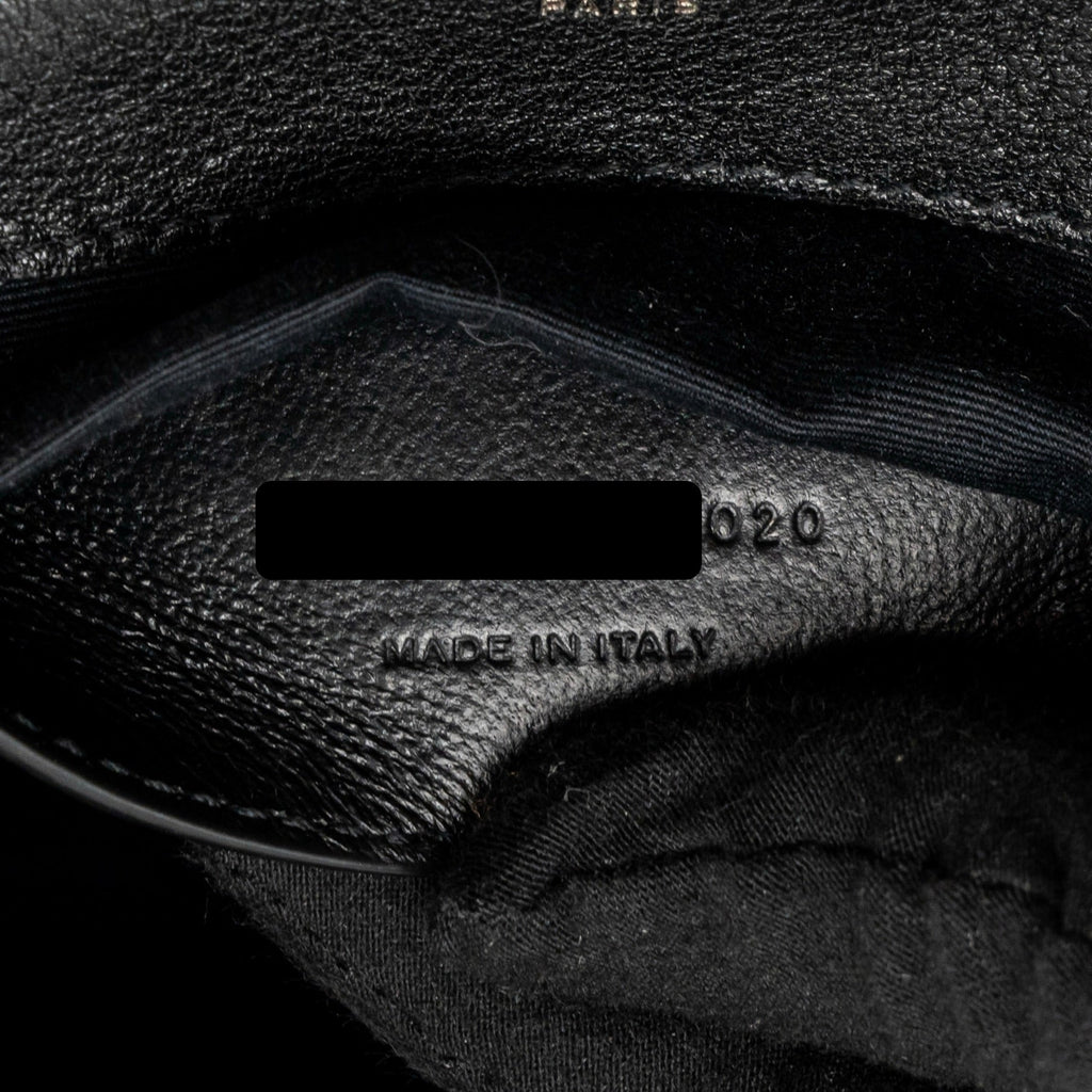 SAINT LAURENT/YSL MEDIUM COLLEGE BAG LAMBSKIN BLACK SHW