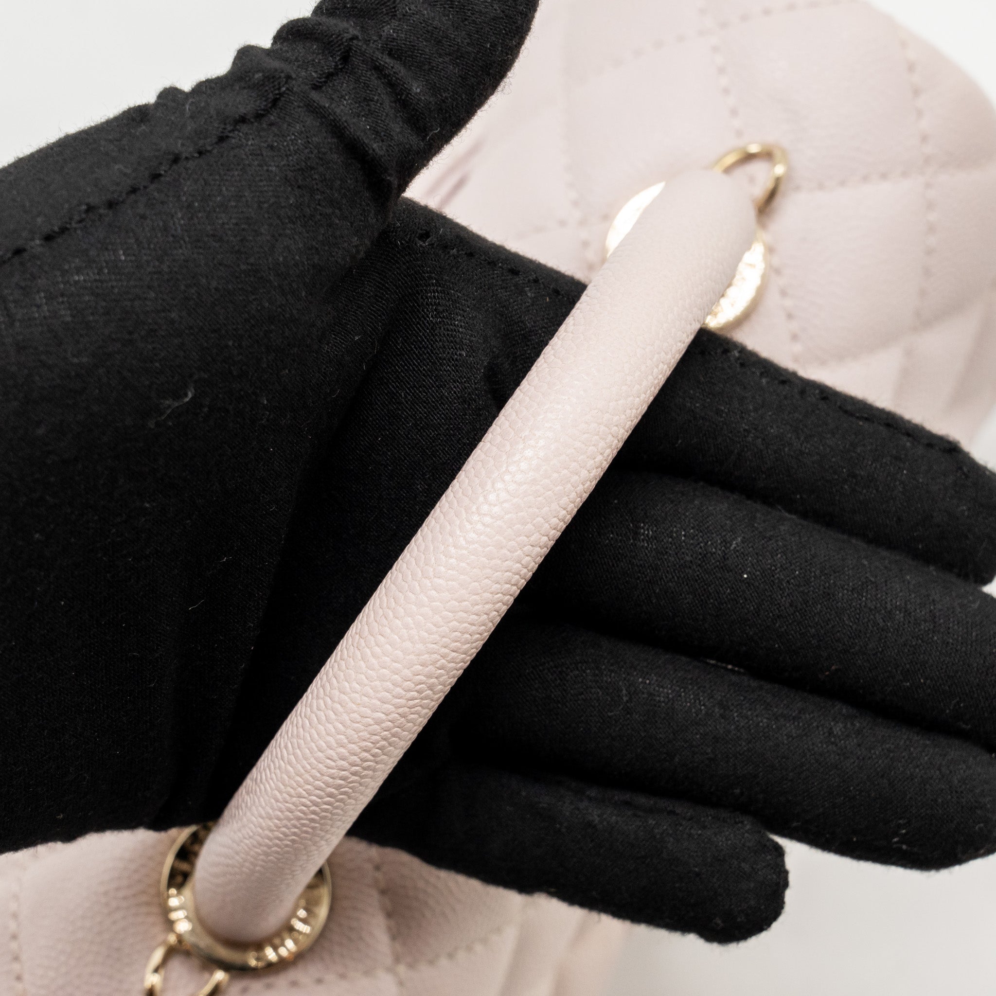 CHANEL SMALL COCO HANDLE CAVIAR LILAC LGHW