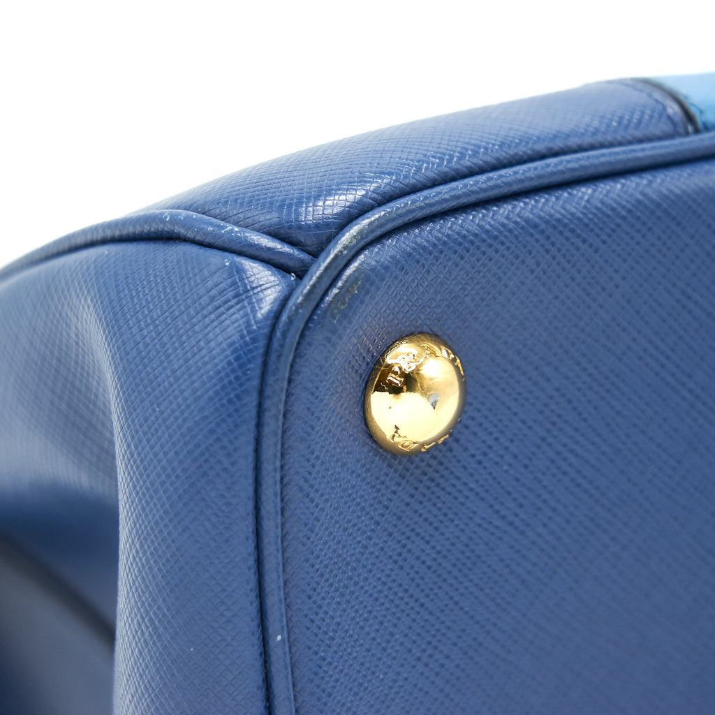 PRADA SAFFIANO TOTE BAG BLUE & NAVY