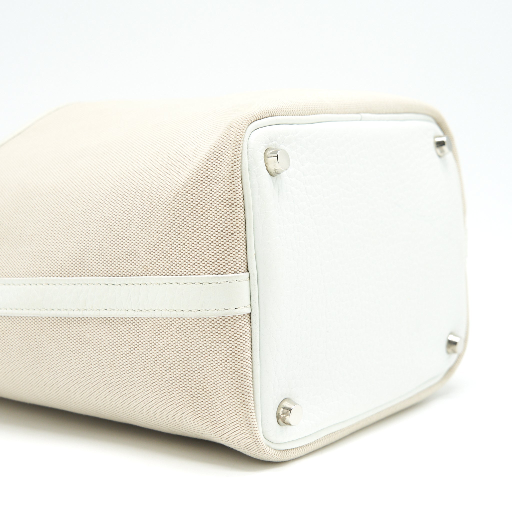 HERMES VINTAGE PICOTIN 18 CANVAS BAG