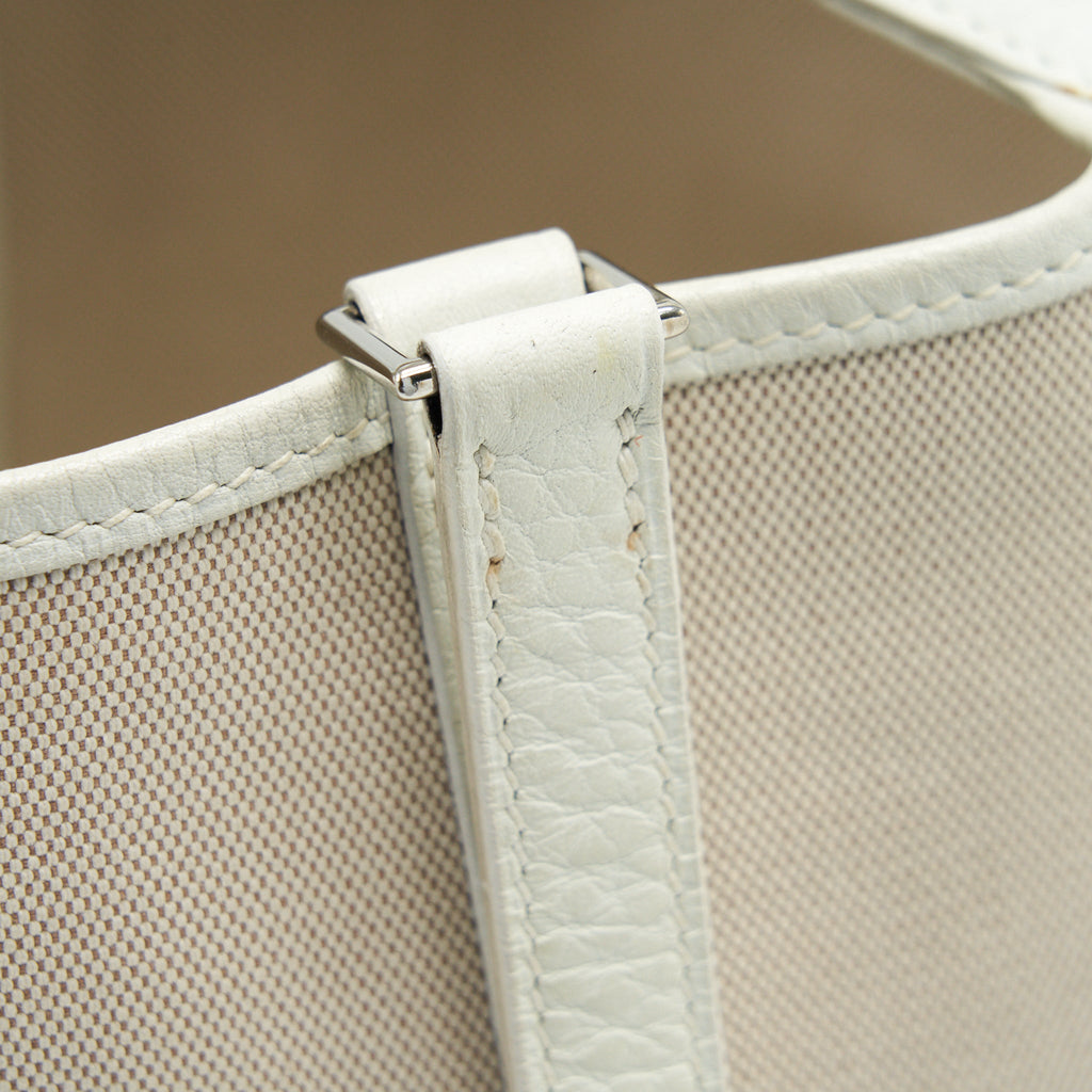 HERMES VINTAGE PICOTIN 18 CANVAS BAG