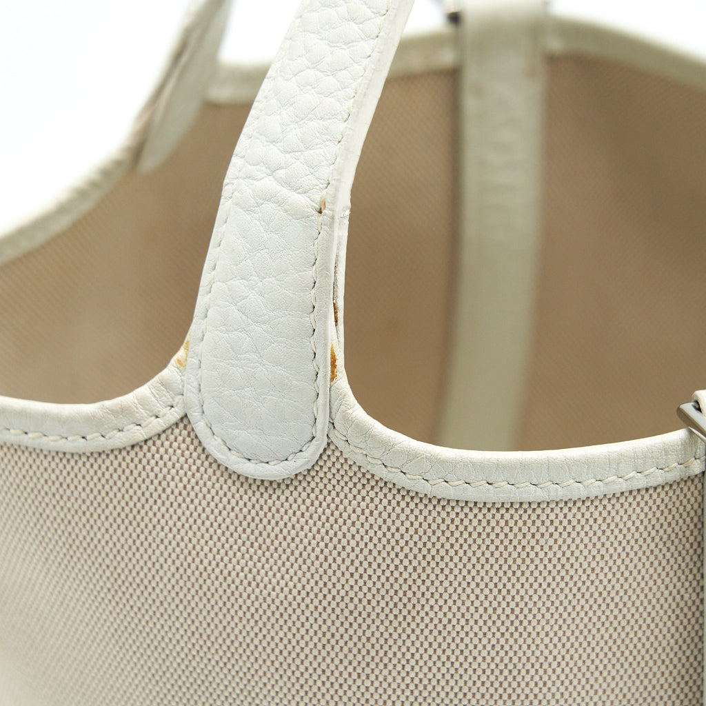 HERMES VINTAGE PICOTIN 18 CANVAS BAG