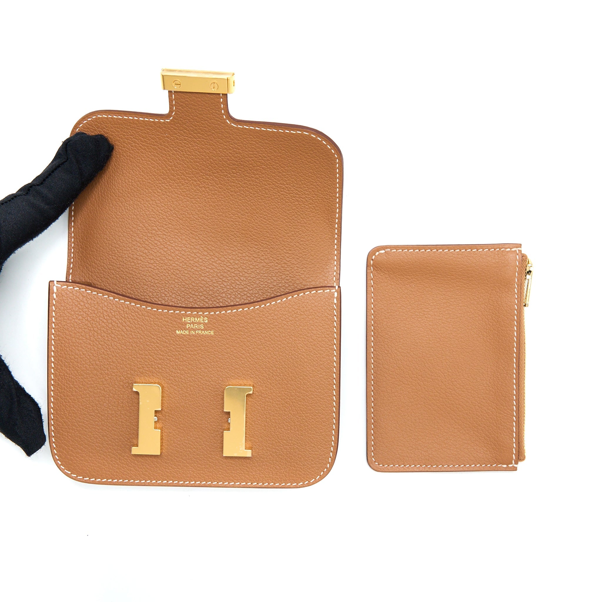 HERMES CONSTANCE SLIM EVERCOLOR GOLD GHW
