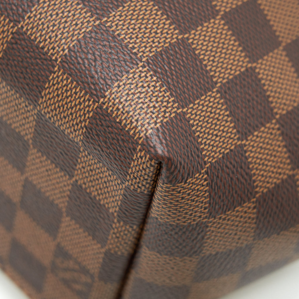 LOUIS VUITTON CLAPTON BACKPACK DAMIER EBENE LEATHER BROWN