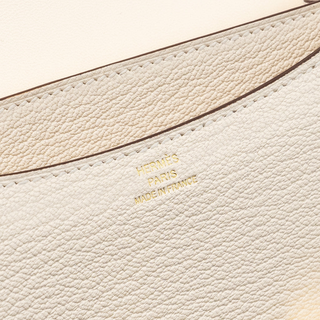 HERMES MINI CONSTANCE CHÈVRE MYSORE NATA GHW