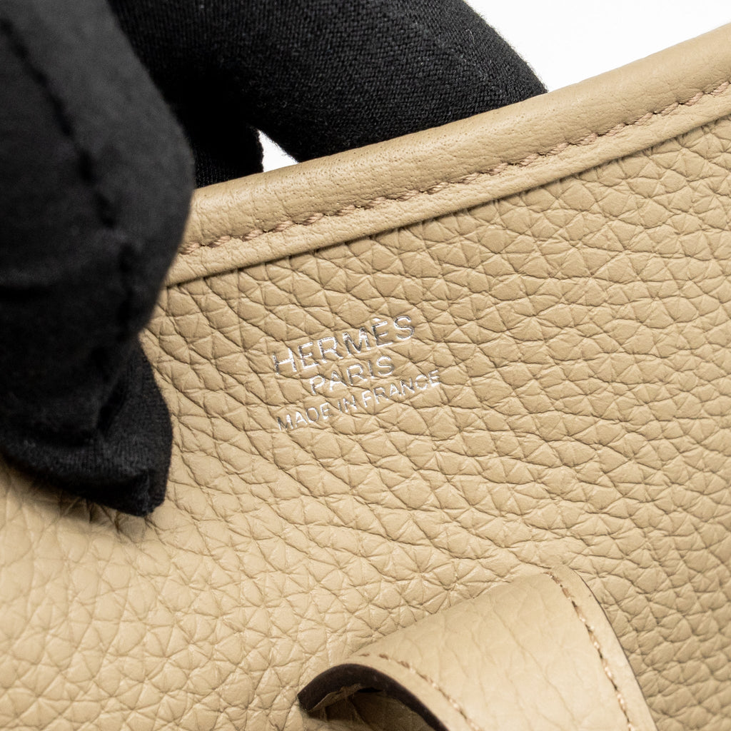 HERMES EVELYNE 29 CLEMENCE BEIGE MARFA SHW