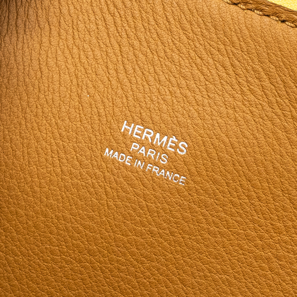 HERMES BOLIDE 1923-30 RAINBOW EPSOM LIME/SESAME/CONFETTI/TERRE BAT SHW