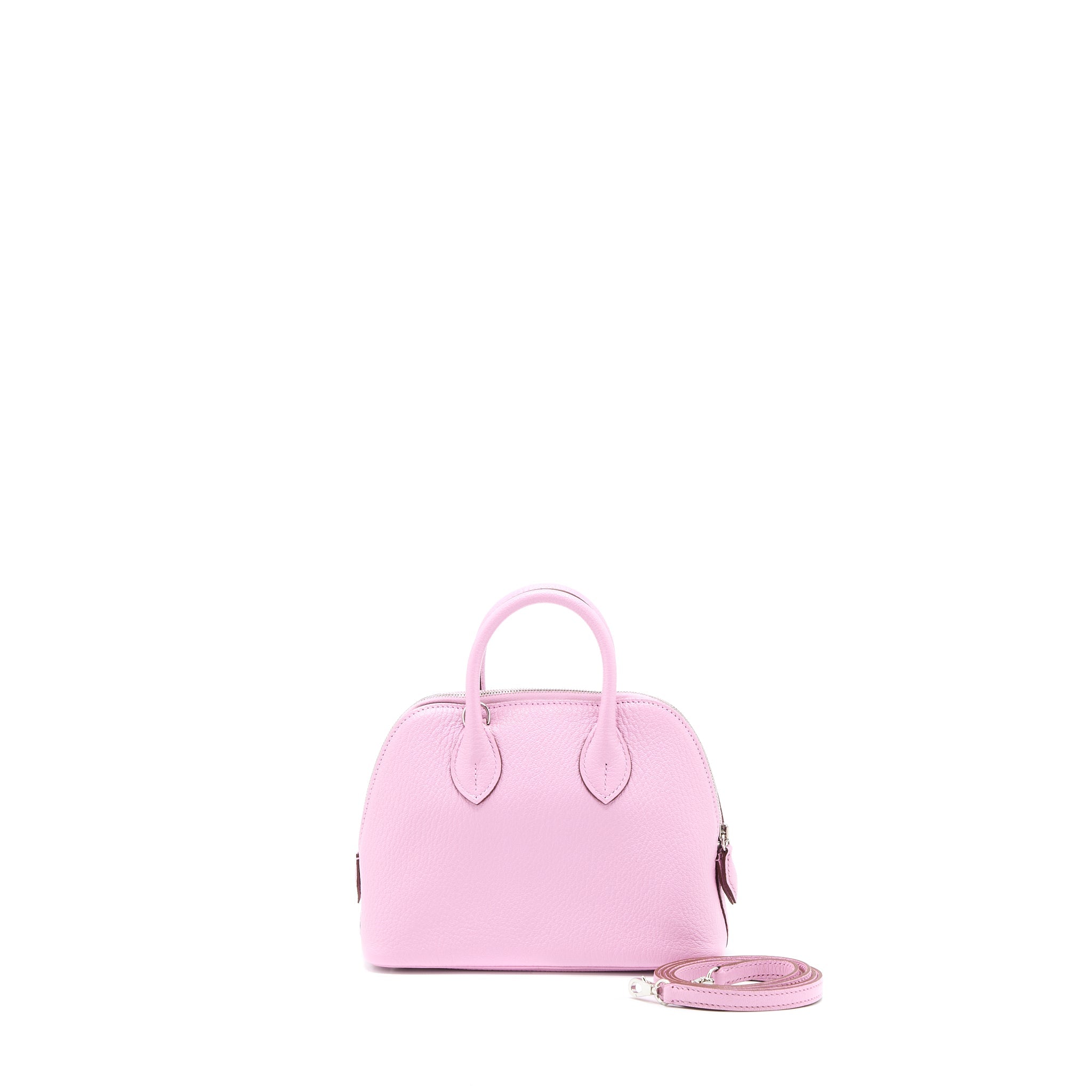 HERMES MINI BOLIDE CHÈVRE MYSORE X9 MAUVE SYLVESTRE SHW