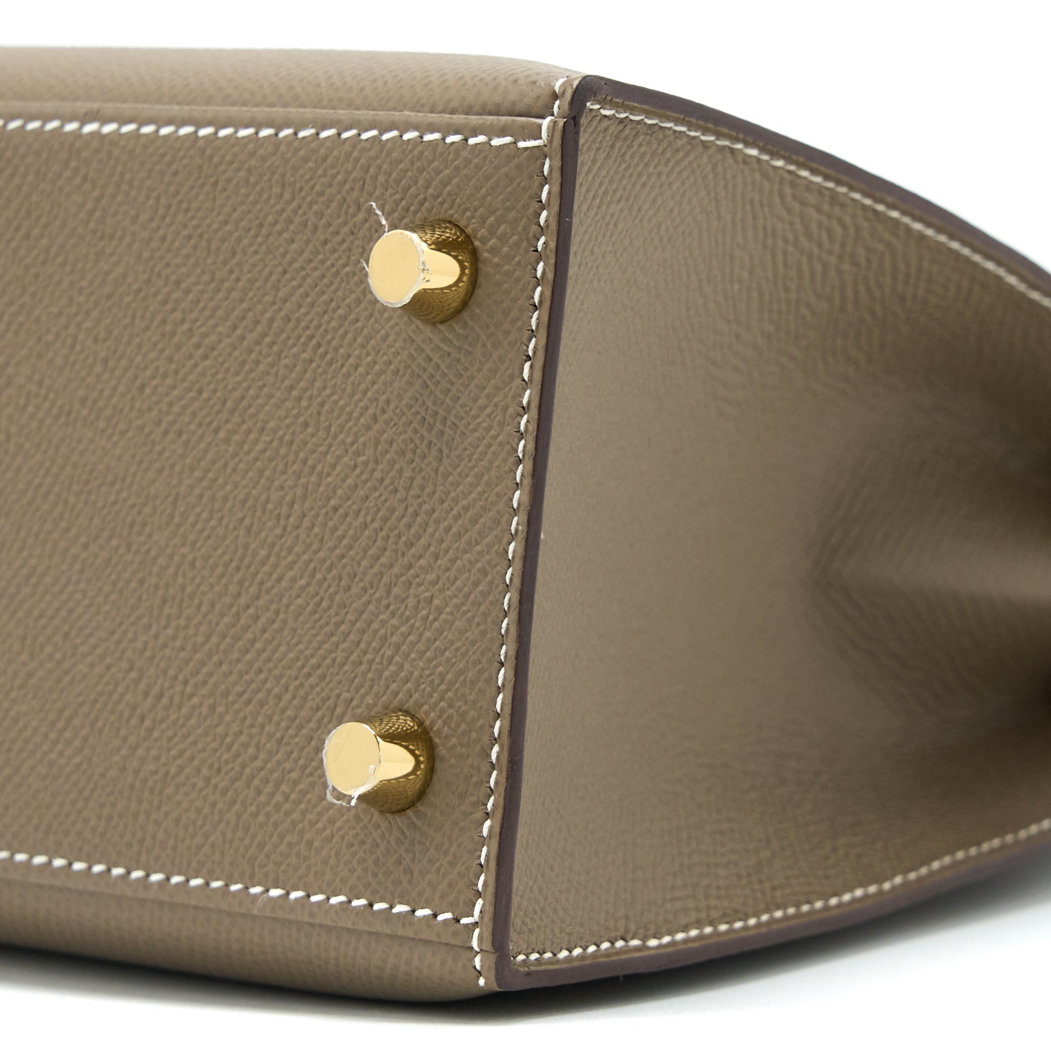 HERMES KELLY 25 EPSOM ETOUPE GHW