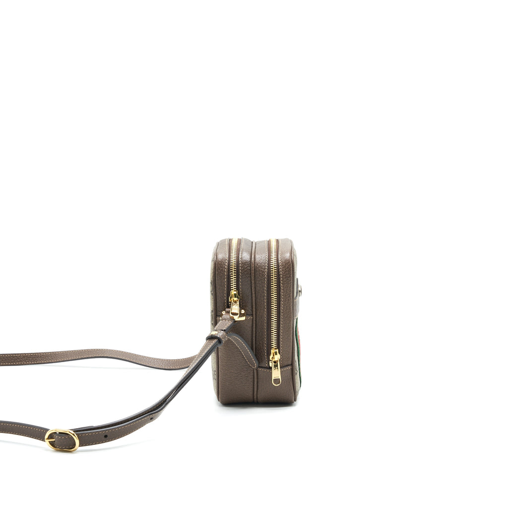 GUCCI OPHIDIA GG SUPREME MINI SHOULDER BAG
