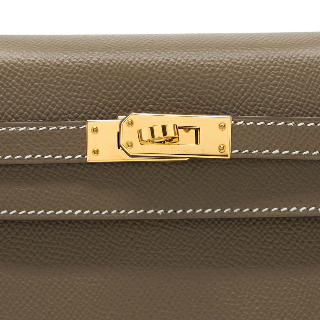 HERMES KELLY 25 EPSOM ETOUPE GHW