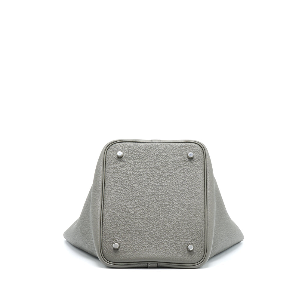 HERMES PICOTIN 22 LOCK BAG CLEMENCE 0L GRIS MEYER SHW