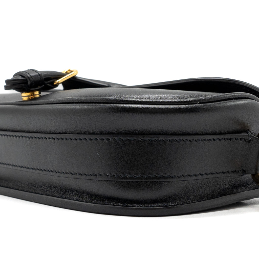 DIOR BOBBY EAST-WEST BAG BOX CALFSKIN BLACK GHW