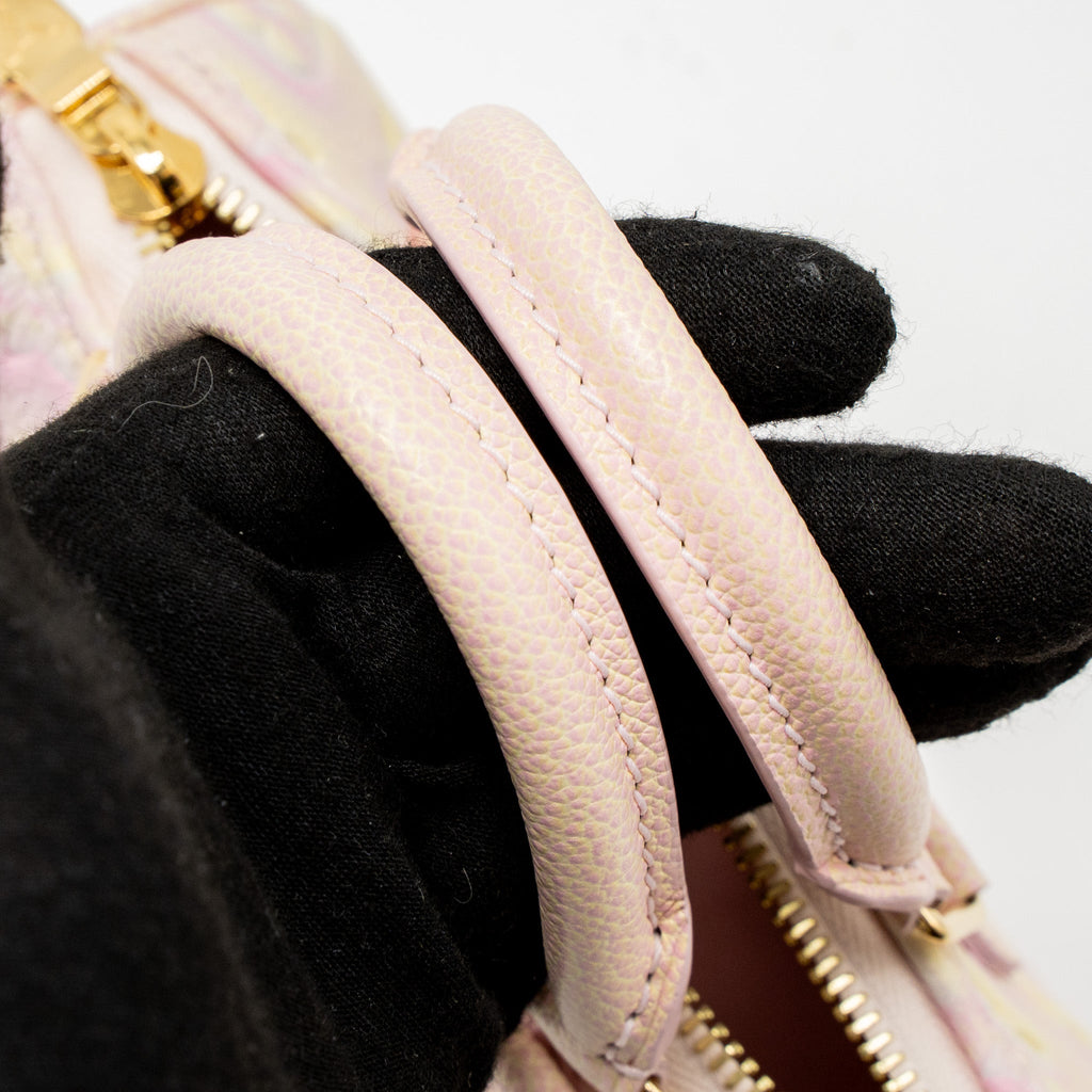 LOUIS VUITTON NANO SPEEDY MONOGRAM EMPREINTE PINK/MULTICOLOUR GHW (NEW VERSION)