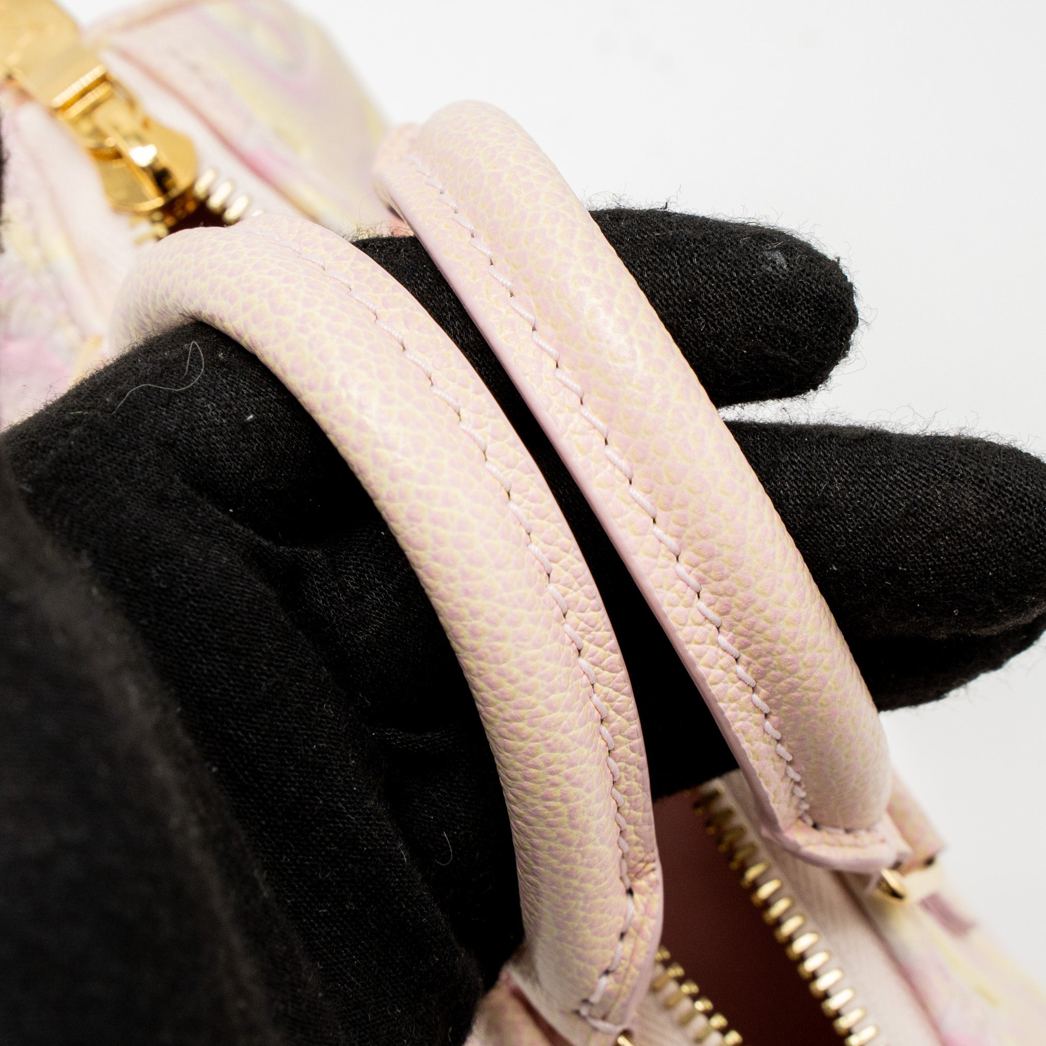 LOUIS VUITTON NANO SPEEDY MONOGRAM EMPREINTE PINK/MULTICOLOUR GHW (NEW VERSION)