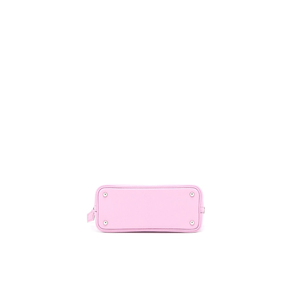 HERMES MINI BOLIDE CHÈVRE MYSORE X9 MAUVE SYLVESTRE SHW