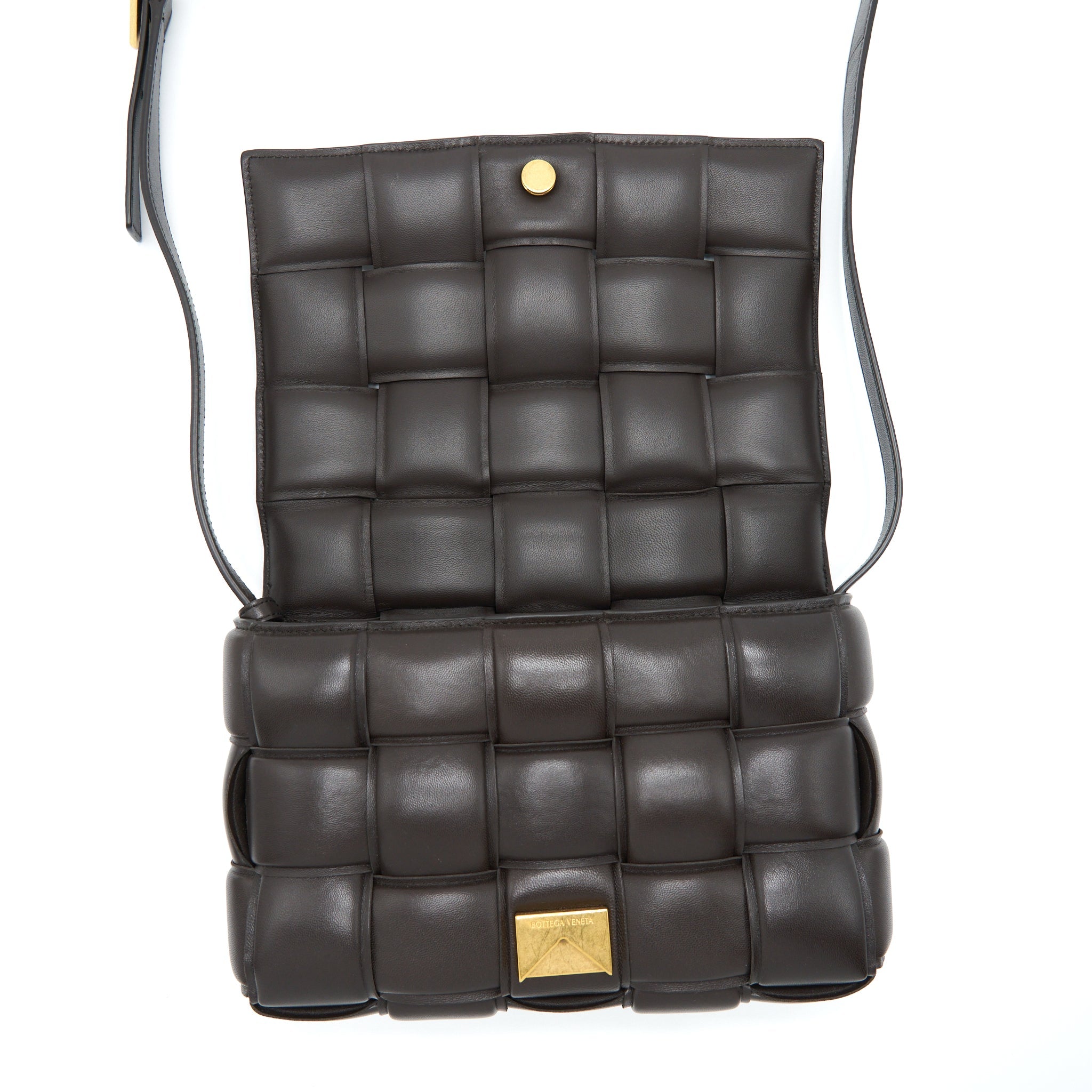 BOTTEGA VENETA PADDED CASSETTE BAG LAMBSKIN FONDANT GHW
