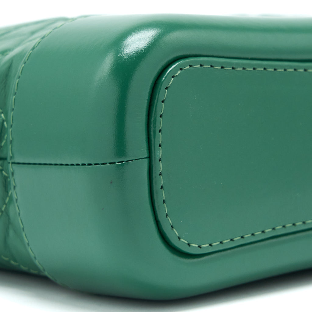 CHANEL SMALL GABRIELLE HOBO BAG GREEN MULTICOLOUR HARDWARE