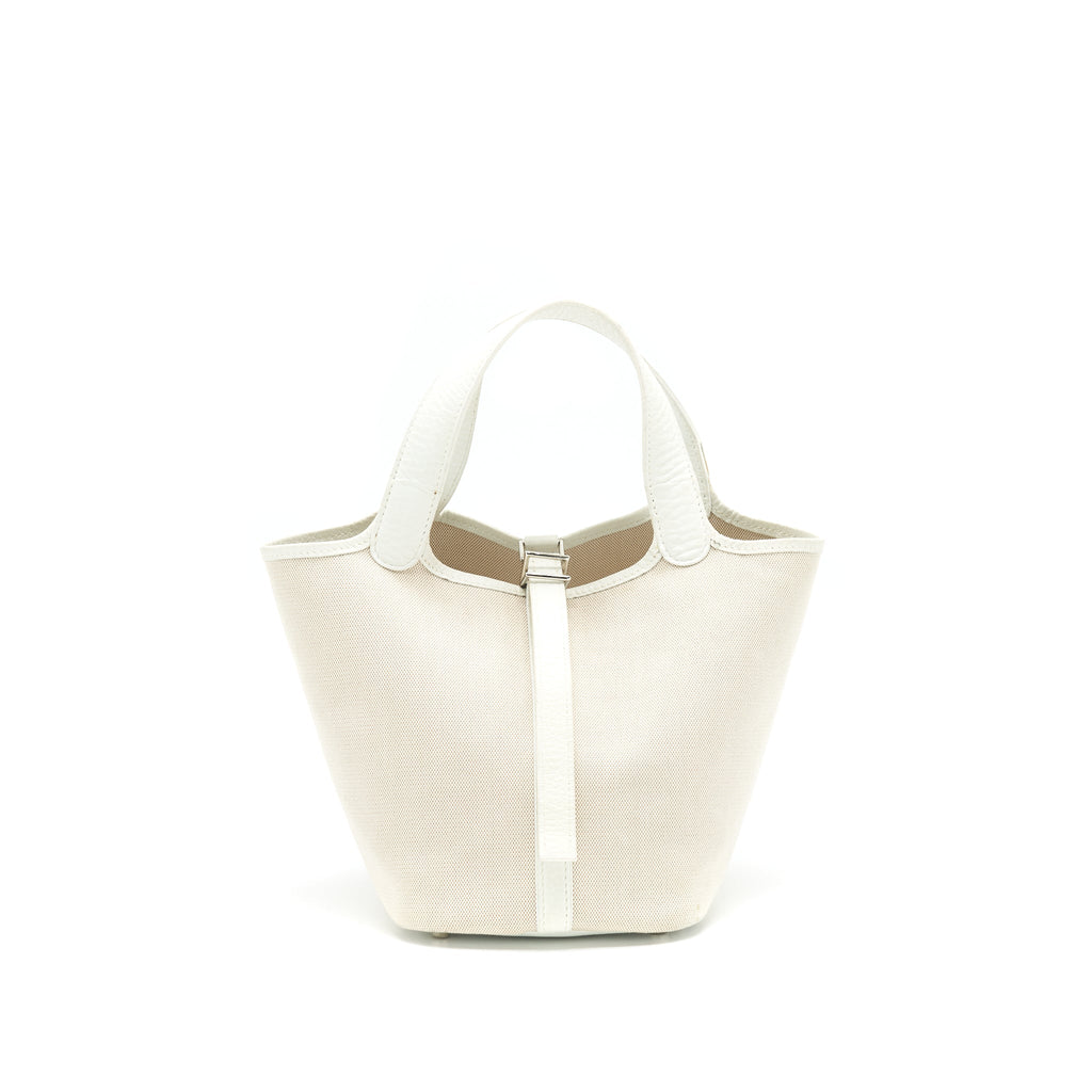 HERMES VINTAGE PICOTIN 18 CANVAS BAG