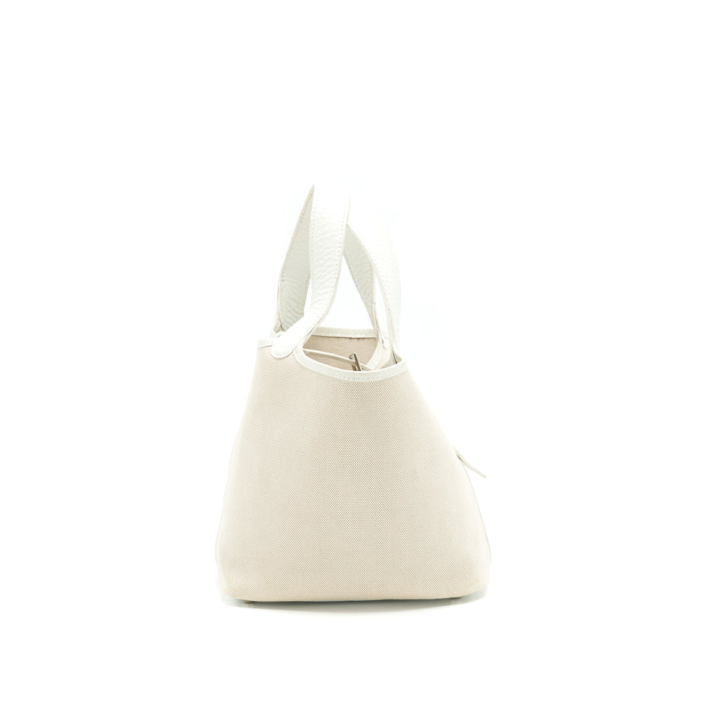 HERMES VINTAGE PICOTIN 18 CANVAS BAG