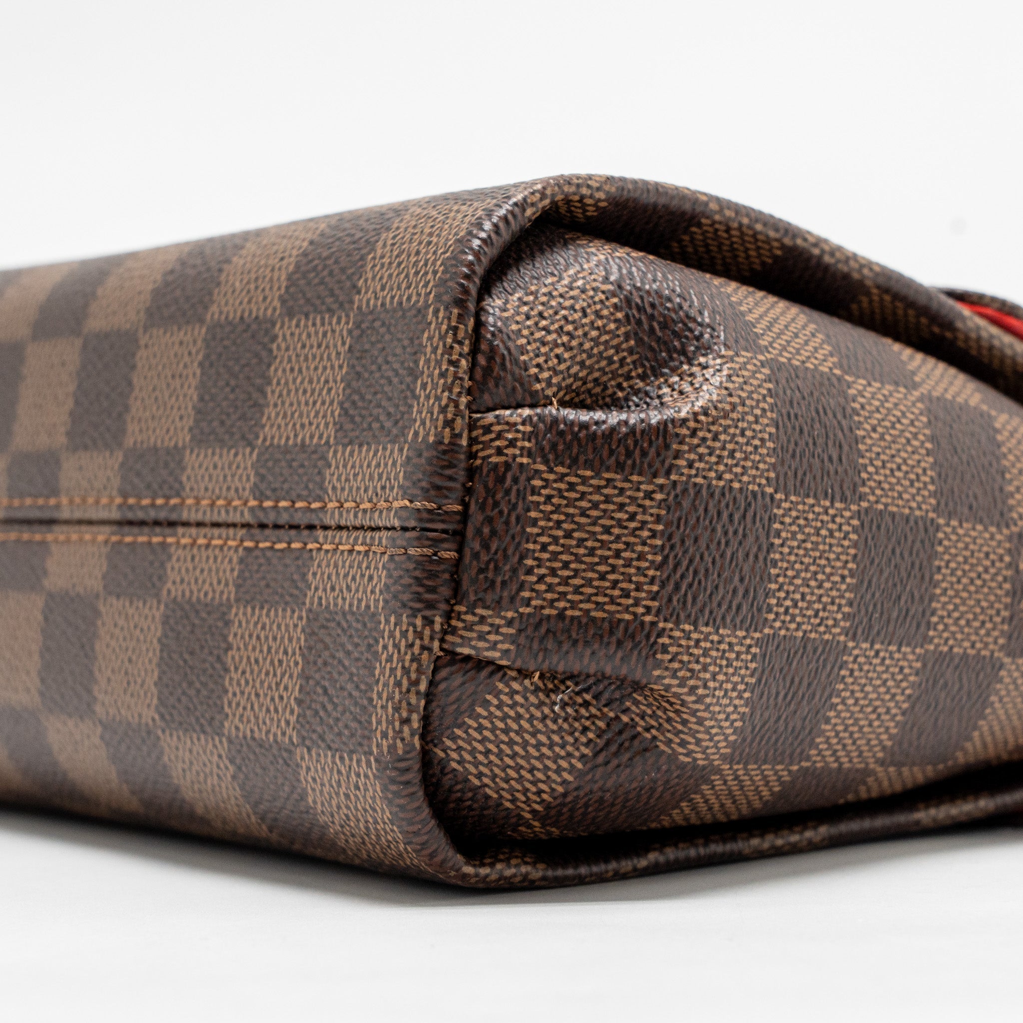 LOUIS VUITTON CROISETTE DAMIER EBENE CANVAS GHW