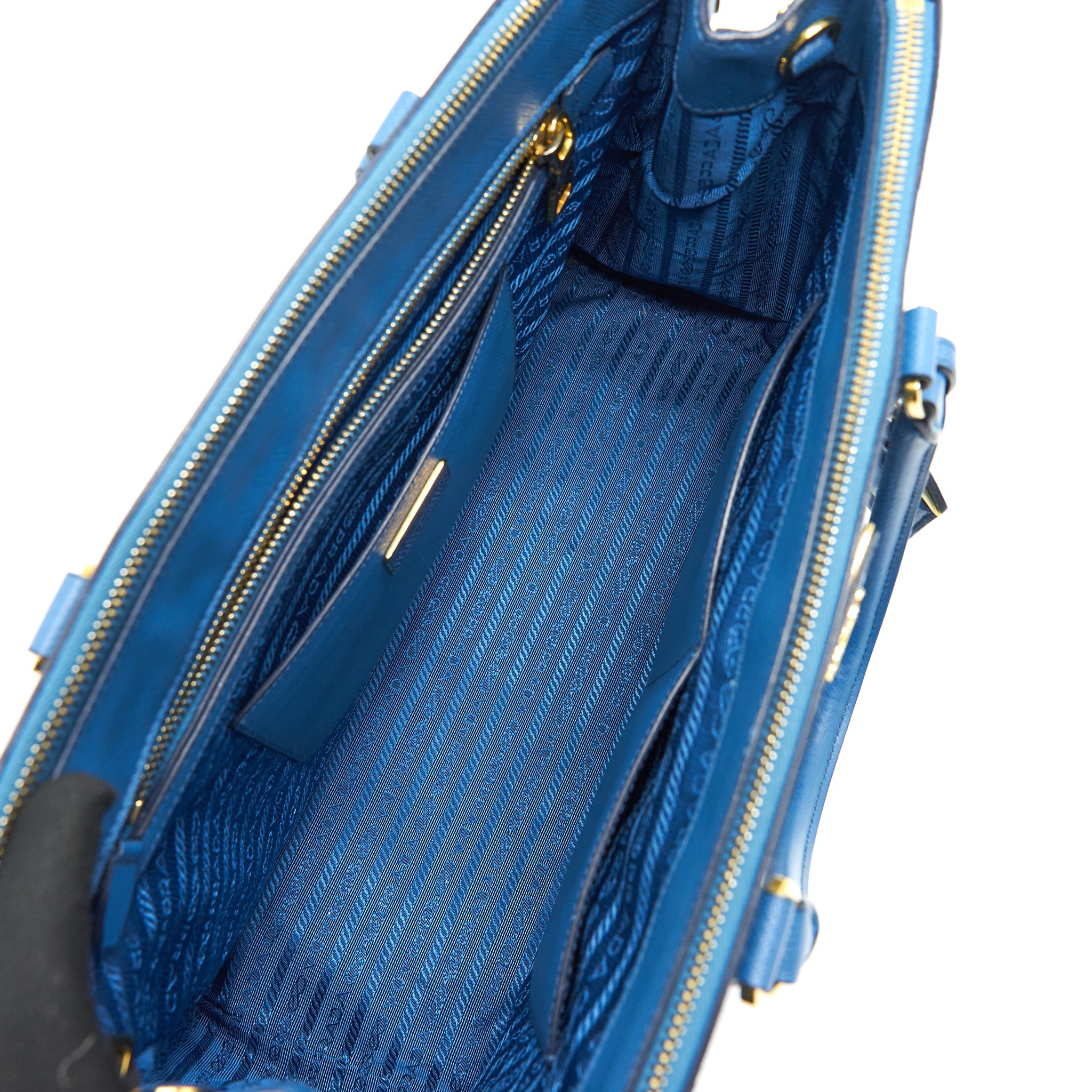 PRADA SAFFIANO TOTE BAG BLUE & NAVY