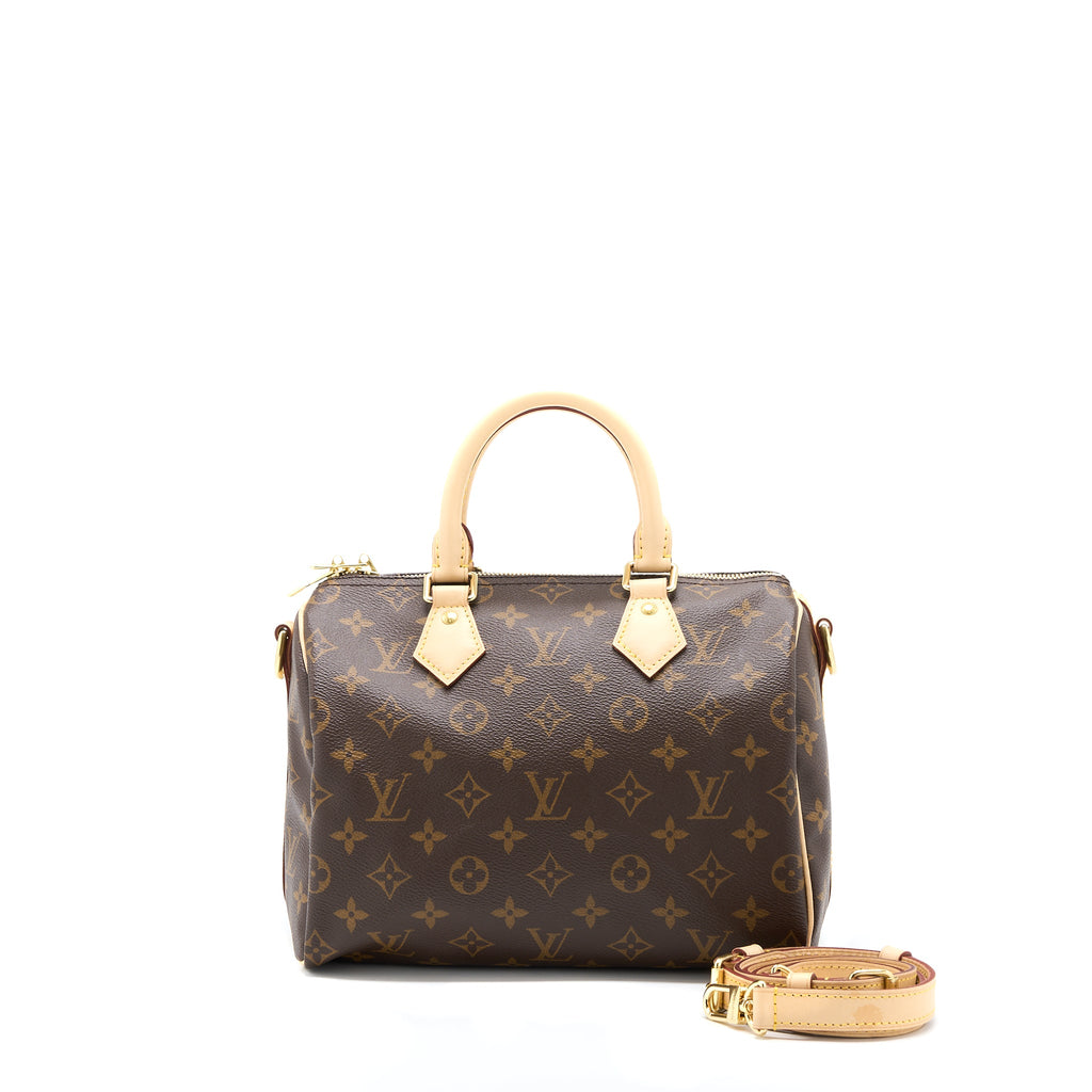 LOUIS VUITTON SPEEDY BANDOULIERE 25 MONOGRAM CANVAS GHW