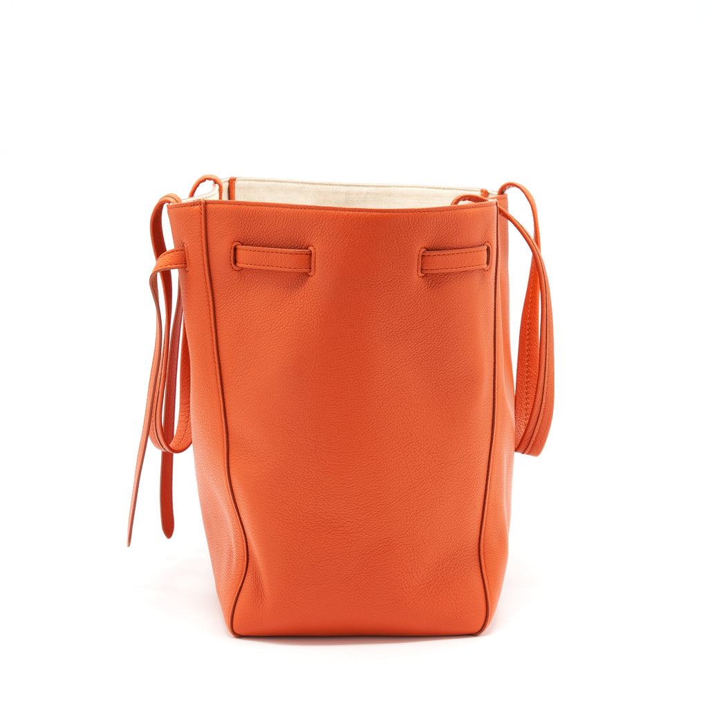 CELINE CABAS PHANTOM IN SOFT GRAINED CALFSKIN ORANGE