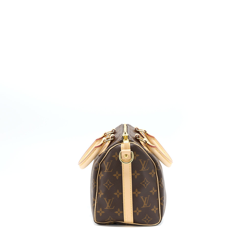 LOUIS VUITTON SPEEDY BANDOULIERE 25 MONOGRAM CANVAS GHW